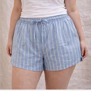 Blue Striped Shorts pajama